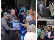 Kejatisu Beri Sembako Kepada Warga Korban Banjir Di Sekitar Kantor Cabjari Labuhandeli