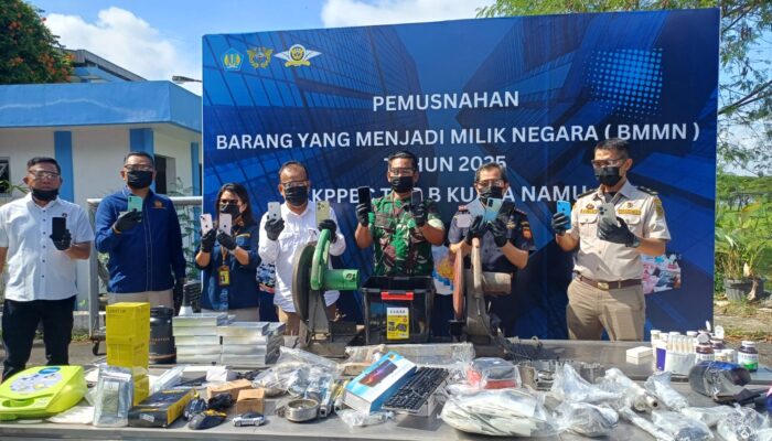 Bea Cukai Kualanamu Musnahkan Barang Ilegal Dari Penumpang Pesawat Luar Negeri