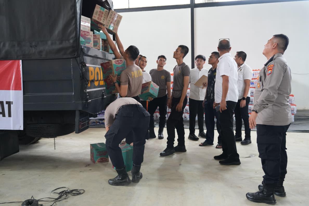 Polda Sumut Kirim Bantuan Ke Aceh Tamiang