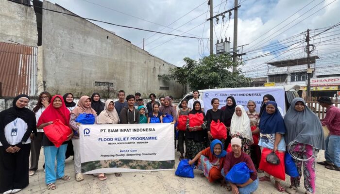 PT Siam Inpat Indonesia Distribusikan 150 Paket Bantuan Untuk Warga Terdampak Banjir