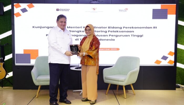 Menteri Koordinator Bidang Perekonomian Tinjau Pelaksanaan Program Pemagangan Nasional Di Telkom