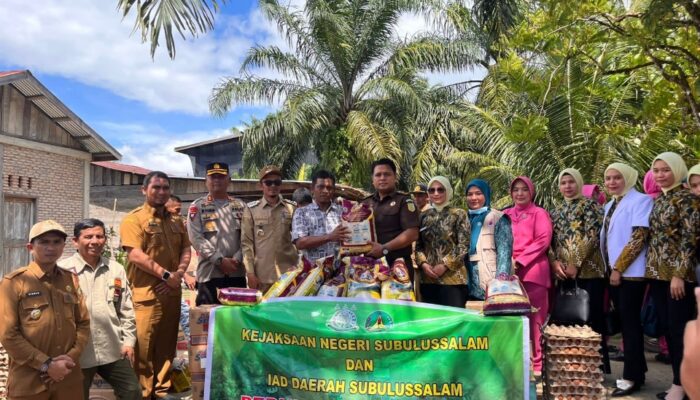 IAD Cabang Subulussalam Bantu Warga Terdampak Banjir