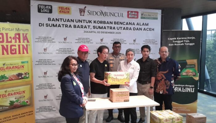 13 Lembaga Terima Bantuan Sido Muncul Untuk Korban Bencana Sumatera