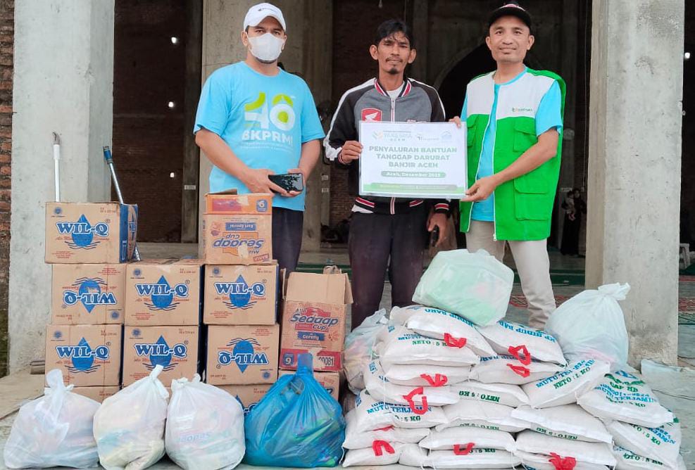 BKPRMI Mulai Salurkan Bantuan Ke Pengungsi Pedalaman