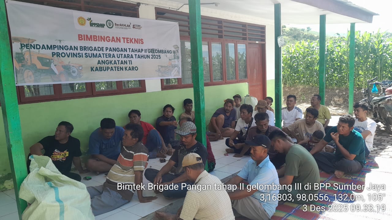 Bimtek Pendamping Brigade Pangan Di Karo Dorong Swasembada Beras