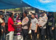 Kapolres Langkat Distribusikan Bantuan Kemanusiaan Korban Banjir Besitang