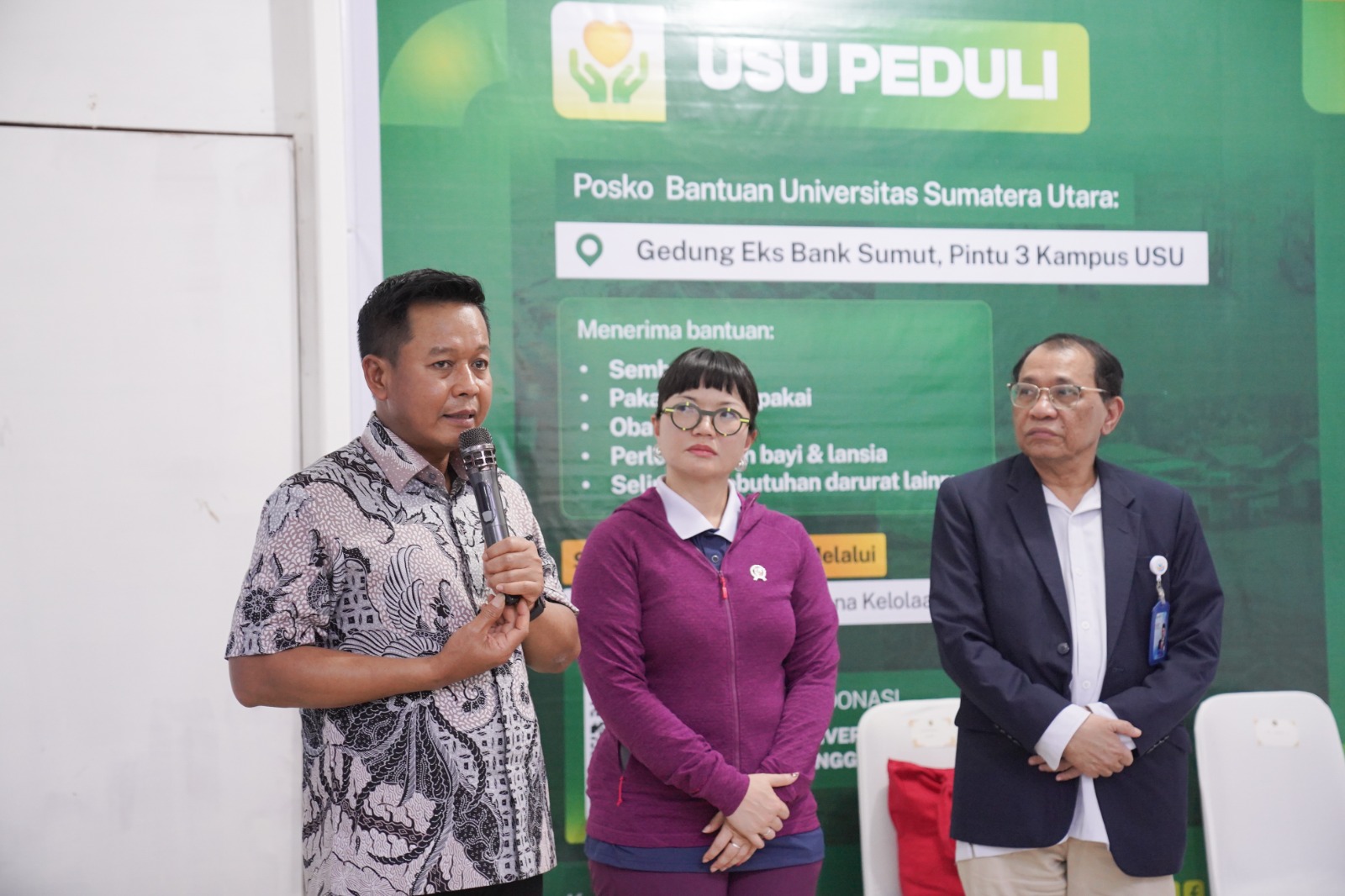 Kemendiktisaintek Apresiasi Posko USU Peduli, Siapkan Dukungan Pendanaan Hingga Rp50 Miliar