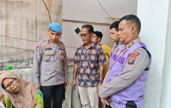 Polres Sibolga Berikan Trauma Healing Kepada Korban Bencana