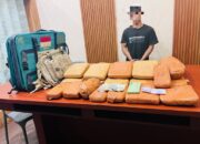 24,6 Kg Ganja Dalam Bus Travel Gagal Beredar, Satu Kurir Ditangkap