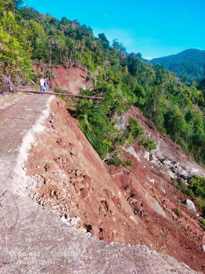 1.510 Jiwa Terisolir Di Banjar Melayu, Jalan Putus Total Akibat Longsor