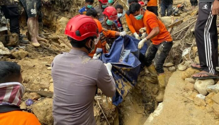 H+10 Pencarian Korban Bencana Di Kota Sibolga, 53 Meninggal, 2 Orang Hilang