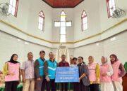 PLN Indonesia Power Berikan Bantuan Untuk Renovasi Gereja HKBP Di Pangkalansusu