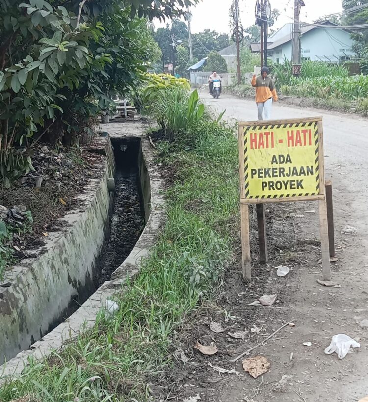 Duka Banjir Belum Usai, PU Binjai “Simsalabim” Proyek Drainase