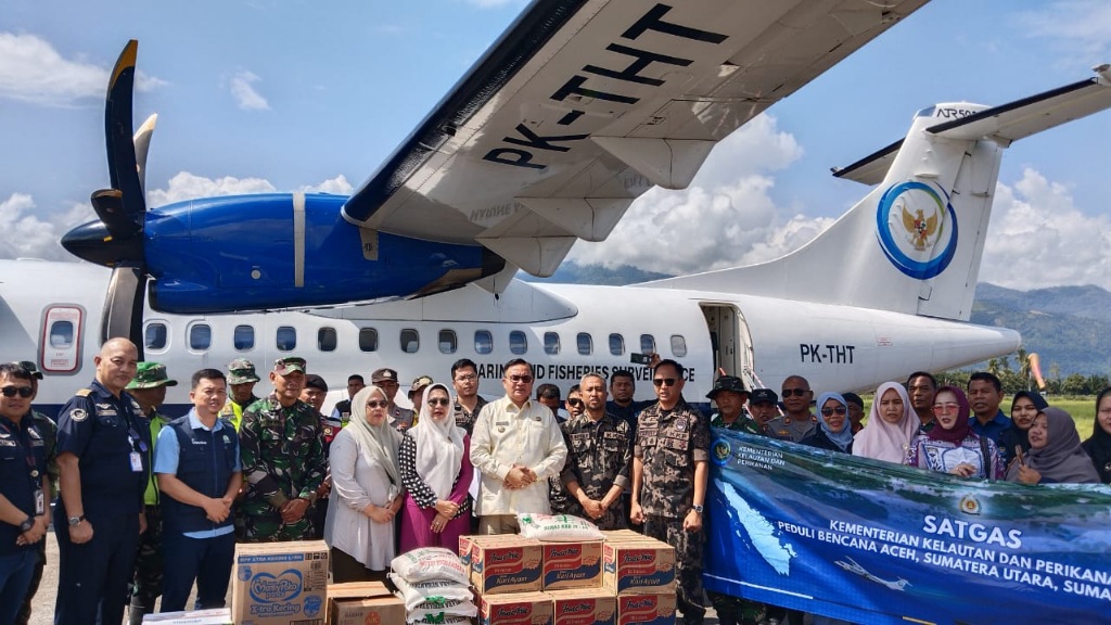 Bupati Agara Ucapkan Terima Kasih Atas Bantuan Bencana Dari KKP RI