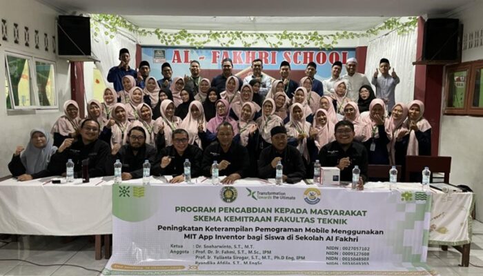 Tim PkM Fakultas Teknik USU Latih Siswa Sekolah Al Fakhri Ciptakan Aplikasi Android Melalui MIT App Inventor