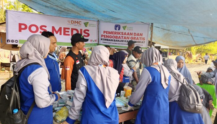 RS Sufina Aziz Gelar Pemeriksaan dan Pengobatan Gratis untuk Warga Terdampak Banjir di Besitang