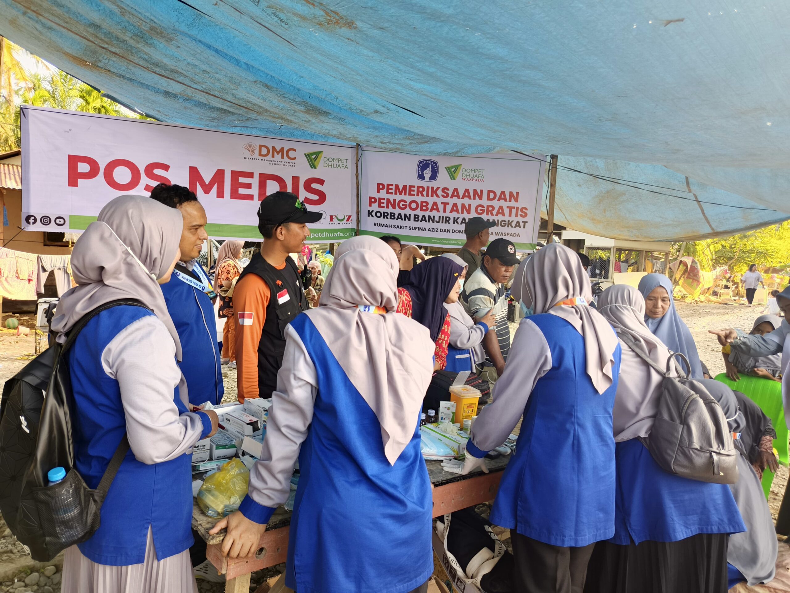 RS Sufina Aziz Gelar Pemeriksaan dan Pengobatan Gratis untuk Warga Terdampak Banjir di Besitang