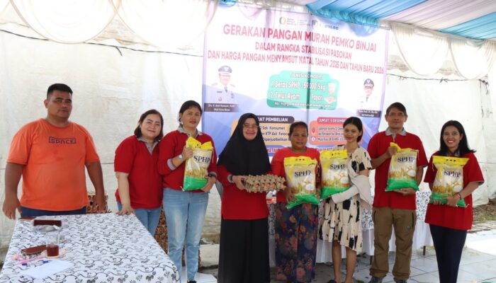 Pemko Binjai Hadirkan Pangan Terjangkau Lewat Gerakan Pangan Murah