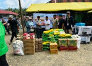 YTI Salurkan Bantuan Ke 55 KK Terdampak Banjir Di Tolang Julu Tapsel