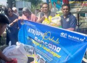BPN Salurkan Bantuan Untuk Korban Banjir Dan Longsor Sumut
