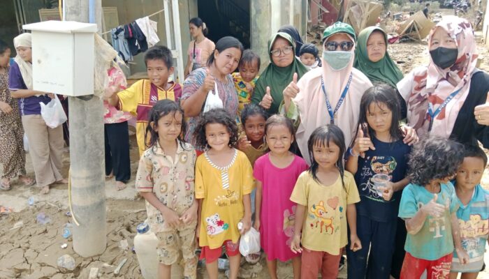 Relawan Kemanusiaan Masjid Ikhwaniah Peduli Korban Bencana Alam Tamiang