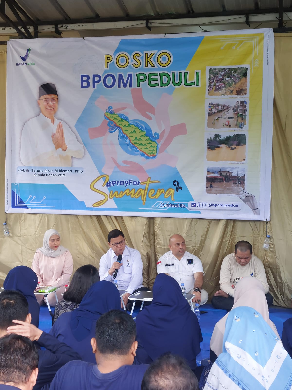 Kepala BPOM RI Tinjau Wilayah Banjir