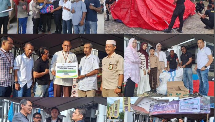 Bantuan Mulai Mengalir Ke Posko PWI Aceh Peduli Korban Banjir-Longsor