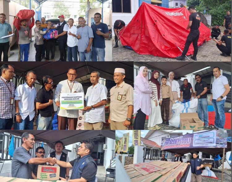 Bantuan Mulai Mengalir Ke Posko PWI Aceh Peduli Korban Banjir-Longsor