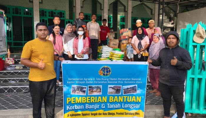 Foto-foto BPN Peduli Bencana Banjir Longsor Sumut