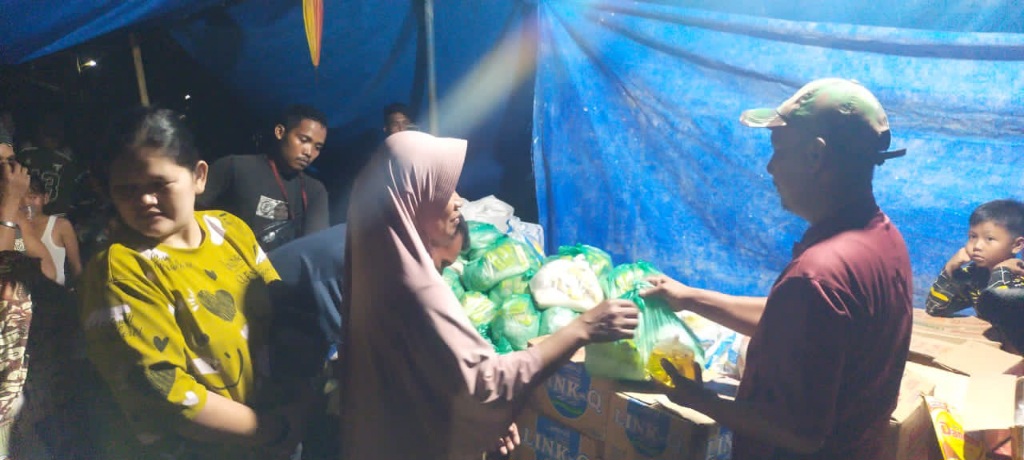 Bantuan Datang Di Padang Kedondong Hulu, Warga Berterima Kasih Ke Bupati Langkat