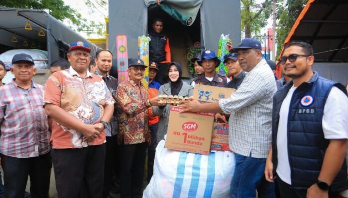 Illiza Antar Langsung Bantuan Kemanusiaan Ke Bireuen