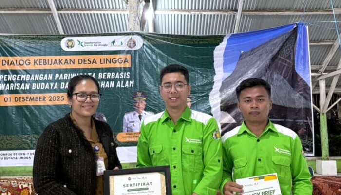 Mahasiswa Ilmu Politik USU Tingkatkan Pariwisata Desa Lingga