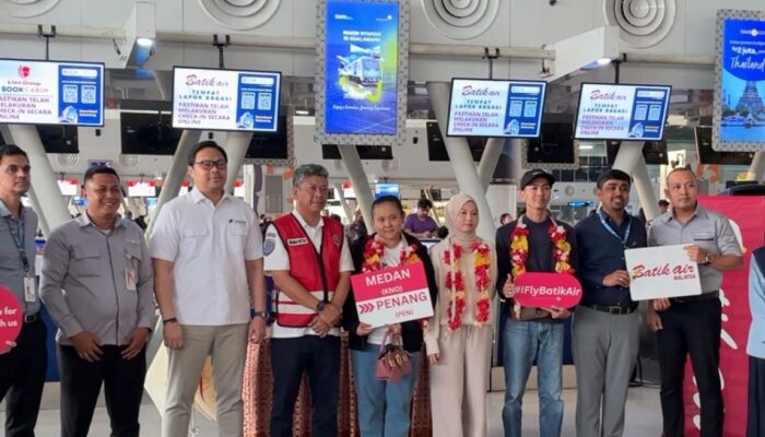 Batik Air Malaysia Terbang Perdana Kualanamu-Penang