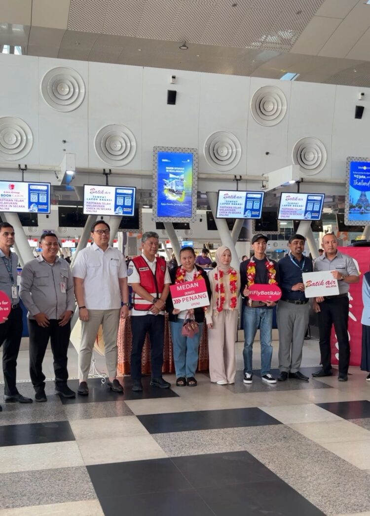 Batik Air Malaysia Terbang Perdana Kualanamu-Penang