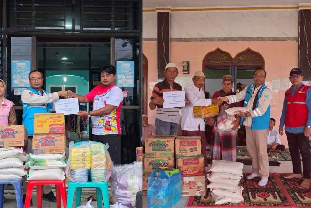 Indonesia Power UBP PNS Salurkan Bantuan Kemanusiaan Korban Banjir Langkat