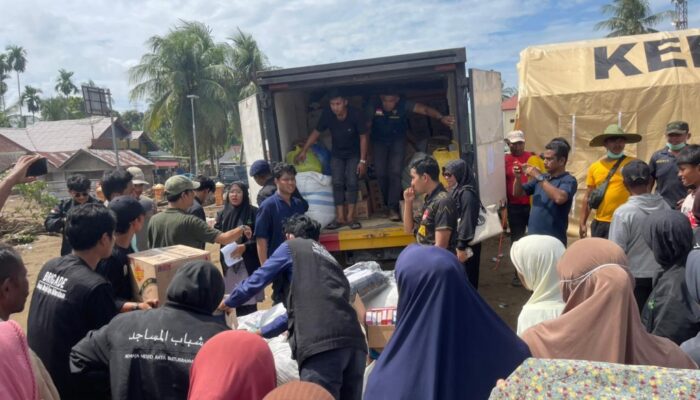 Remaja MRB Banda Aceh Salurkan Donasi Korban Bencana Alam