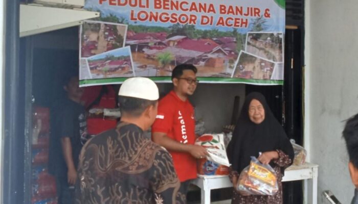 Keumala Salurkan 250 Paket Sembako Warga Terdampak Banjir