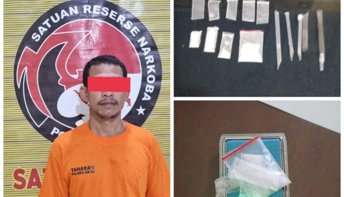 Warga Medan Diringkus Polres Dairi  Bawa Sabu 1,42 Gram Di Sitinjo