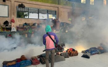 Antisipasi DBD, Blok Hunian Lapas Labuhanruku Difogging
