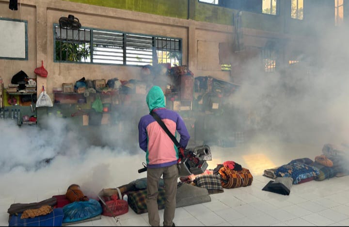 Antisipasi DBD, Blok Hunian Lapas Labuhanruku Difogging