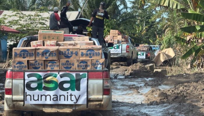 10 Mobil Double Cabin ASAR Humanity Terobos Kawasan Pedalaman Aceh Timur Bawa Bantuan