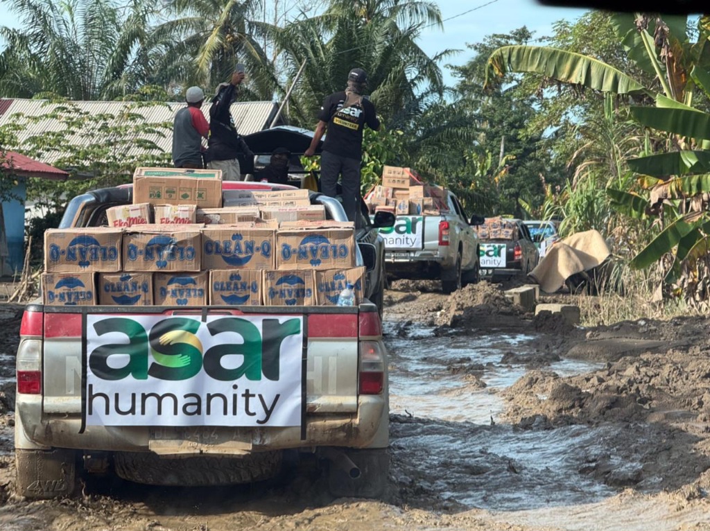 10 Mobil Double Cabin ASAR Humanity Terobos Kawasan Pedalaman Aceh Timur Bawa Bantuan