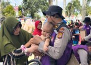 Tim Trauma Healing Polri Beri Dukungan Psikososial Bagi Korban Banjir Di Aceh Tamiang
