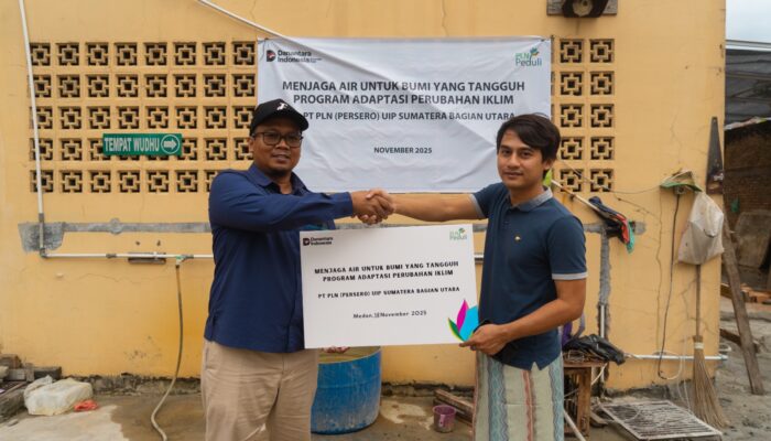 PLN UIP Sumbagut Perkuat Sanitasi Dan Sarana Air Bersih Di Pesantren Al Kautsar Al Akbar Medan