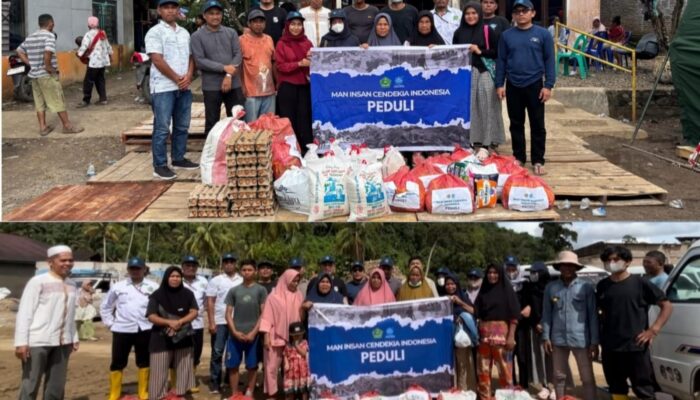 MAN IC Se Indonesia Peduli Bencana Tapsel