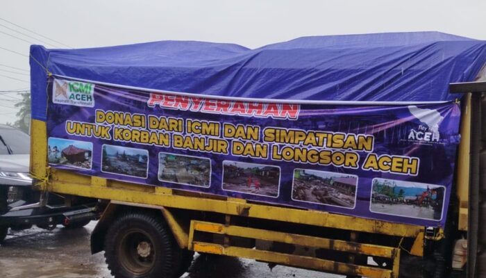 Orda ICMI Aceh Tamiang Sambut Relawan Dan Bantuan ICMI Aceh