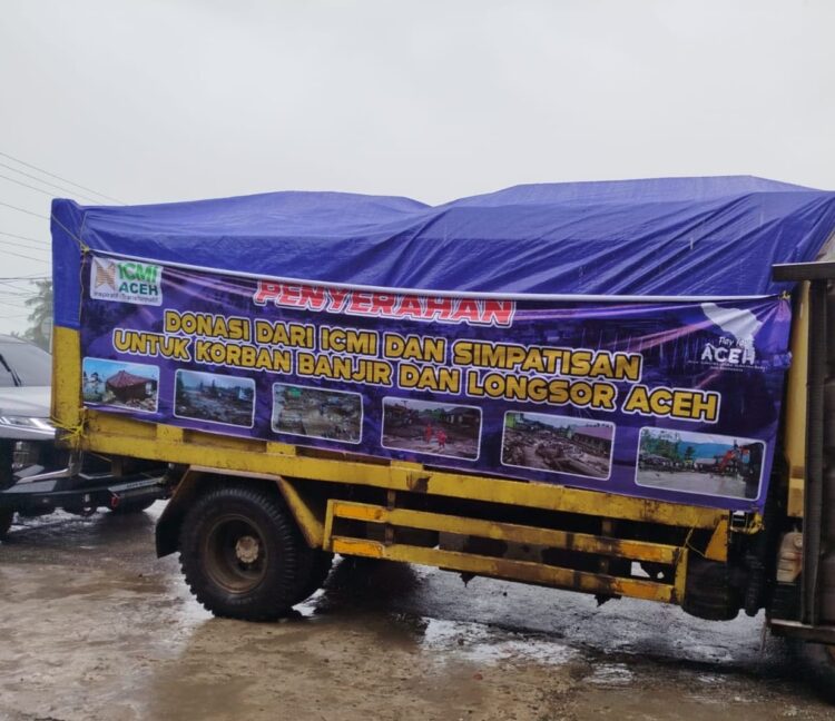 Orda ICMI Aceh Tamiang Sambut Relawan Dan Bantuan ICMI Aceh