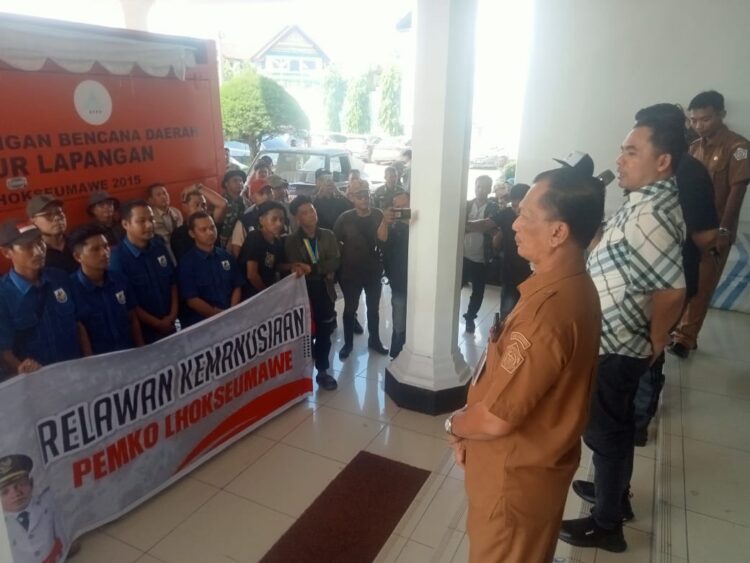 Ketika Solidaritas Dari Lhokseumawe Berhasil Menyeka Airmata Korban Banjir Aceh Utara