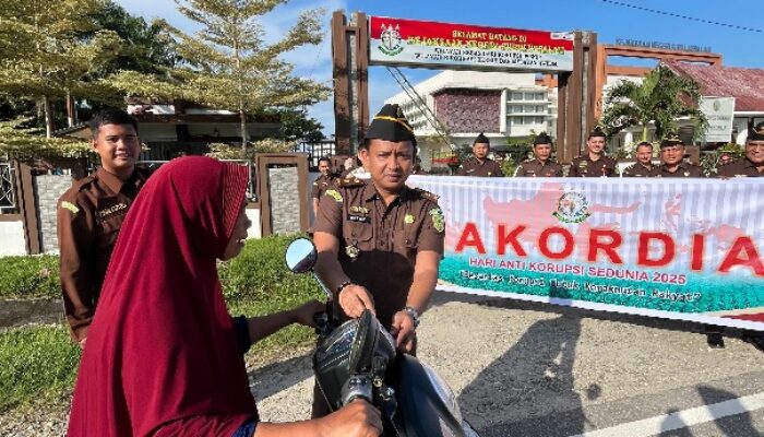 Upacara Peringatan Hakordia Sedunia Di Kejari Subulussalam Khidmat