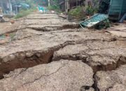 Tanah Bergerak Dan Retak-retak, 186 KK Warga Desa Tandihat, Tapsel Terpaksa Mengungsi